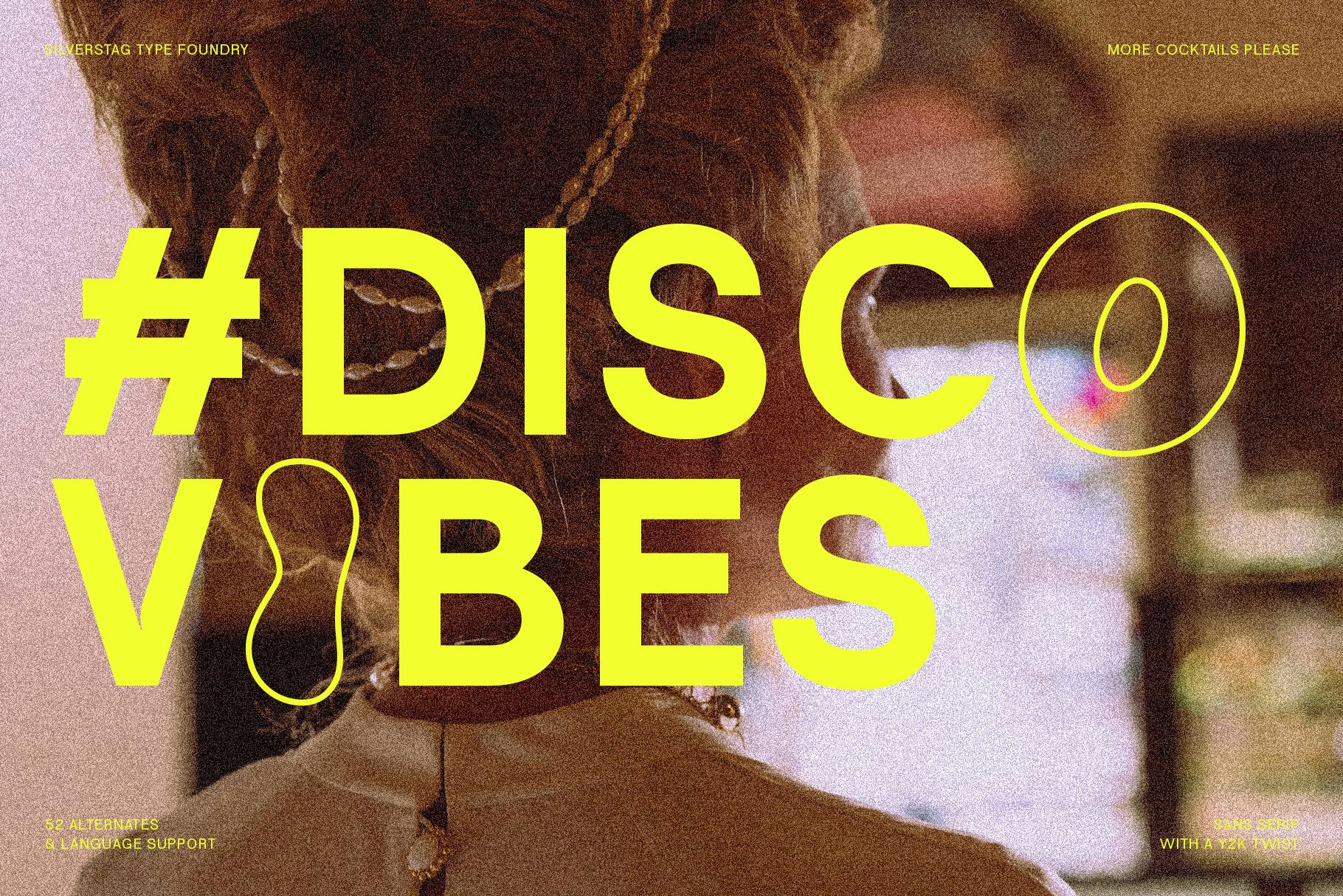 More Cocktails Please - A Y2K Funky Retro Font