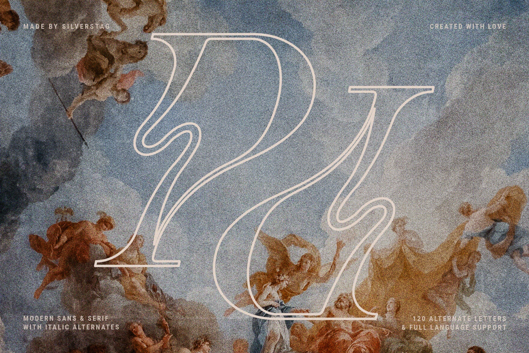 Fleur Display - Sans & Serif Font Duo