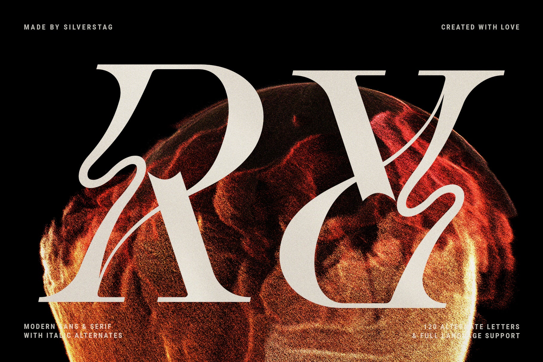 Fleur Display - Sans & Serif Font Duo