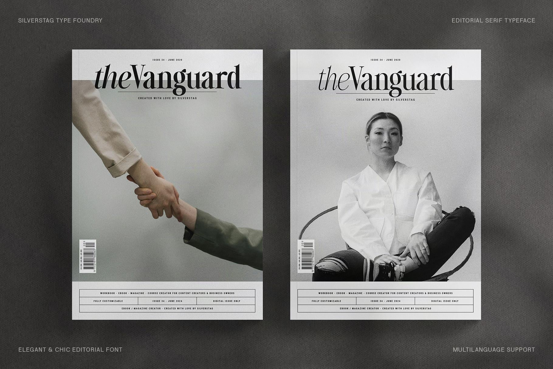 SLTF The Silver Editorial – A Nostalgic 18-Font Serif Typeface