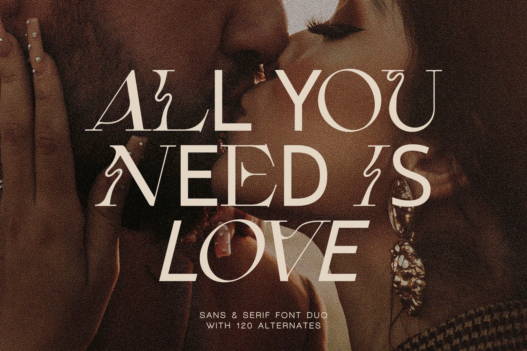 Fleur Display - Sans & Serif Font Duo