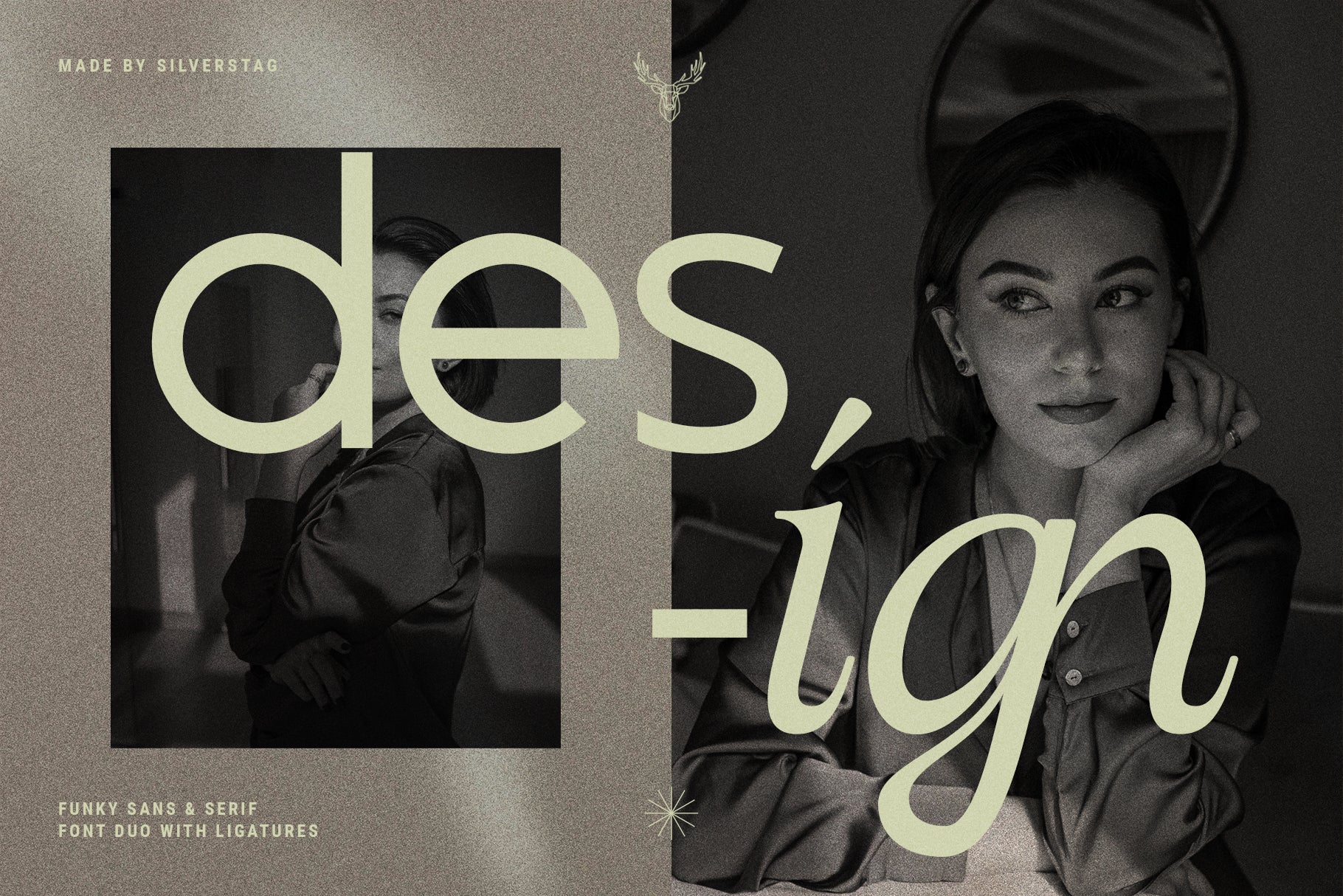 Officially Funky - Modern Font Duo