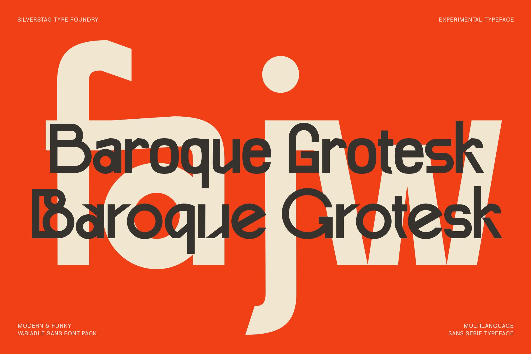 Baroque Grotesk – A 72-Font Grotesk Typeface
