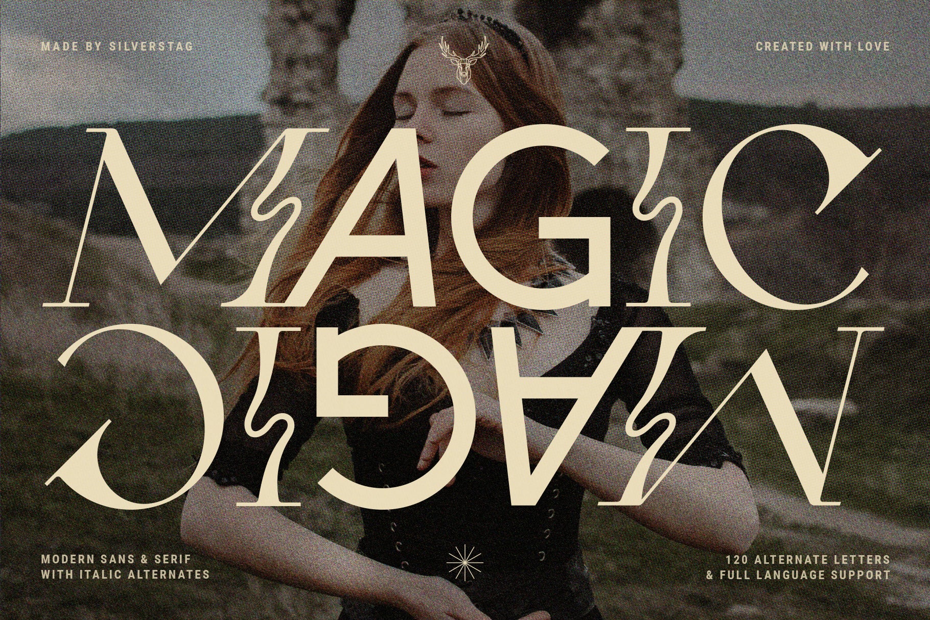 Fleur Display - Sans & Serif Font Duo