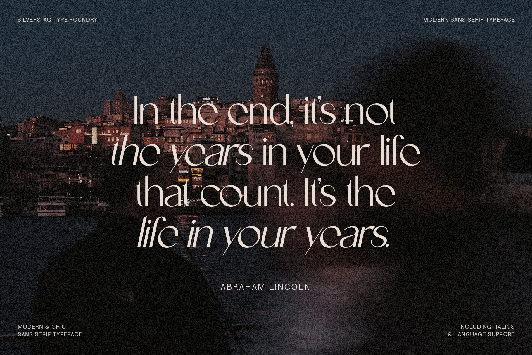 Castillet - Elegant Sans Serif Font With Italics