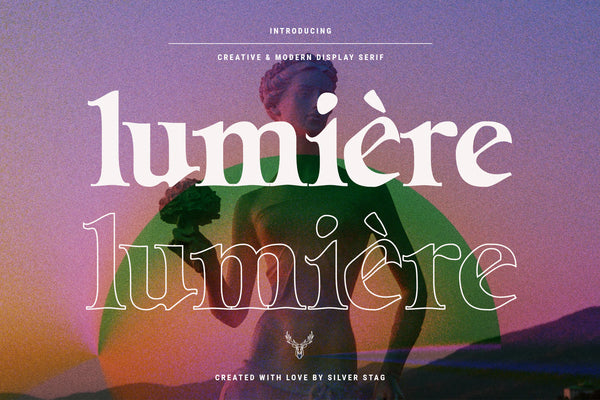 Lumière - Modern Display Serif Font