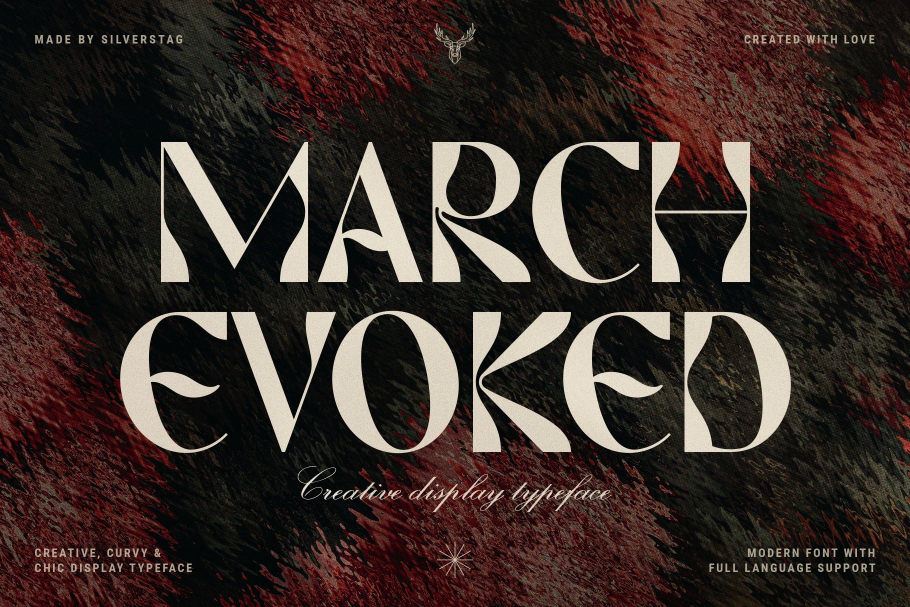March Evoked - Creative Display Font
