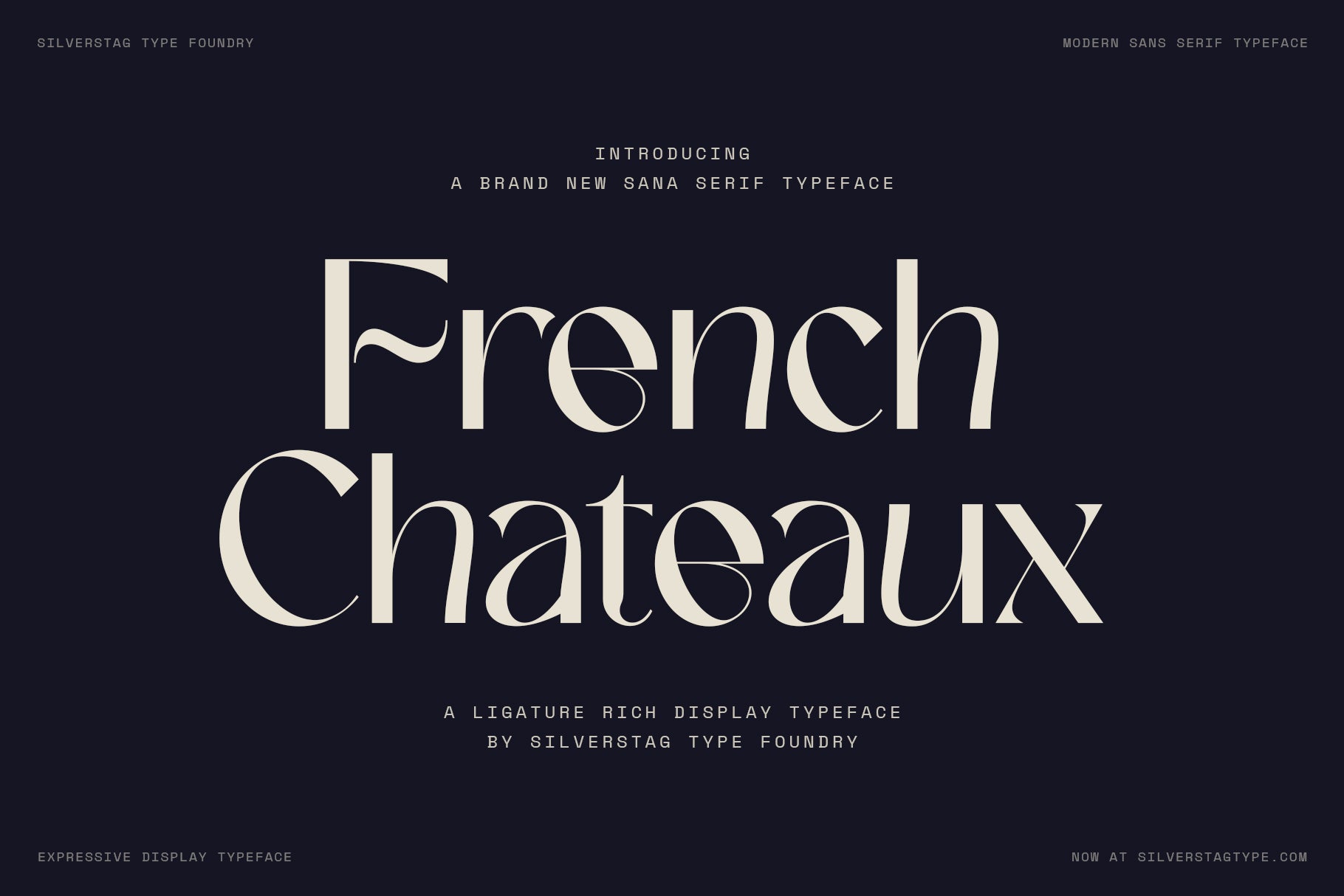 FRENCH CHATEAUX - Chic Display Font