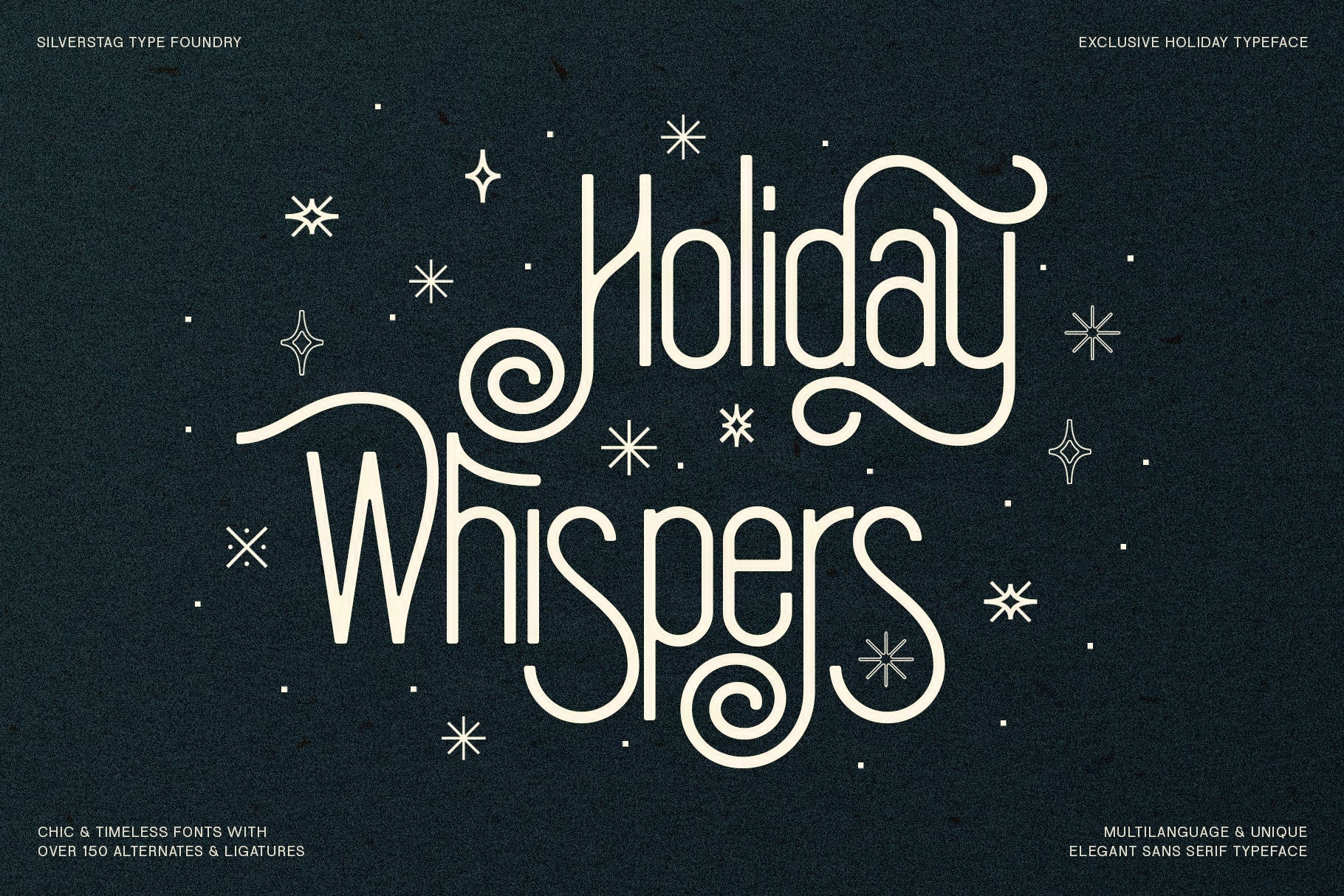 SLTF Holiday Whispers - A Soft Contemporary Serif