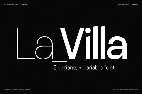 SLTF LaVilla Modern Neo-Grotesk Typeface