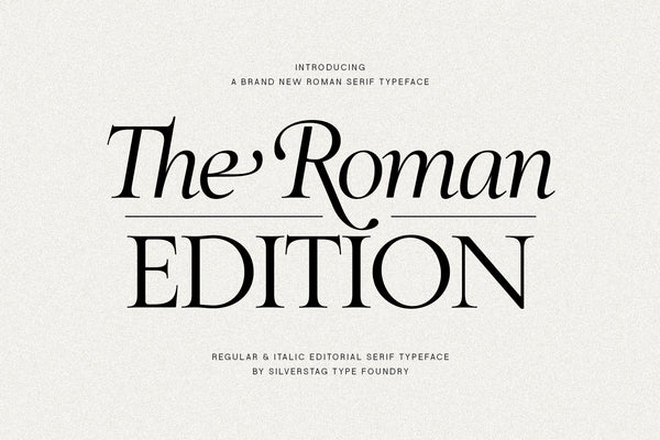 SLTF The Roman Edition - A Classical Serif Typeface