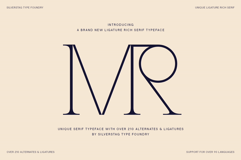 SLTF Winner Baroque - Ligature Rich Serif Typeface