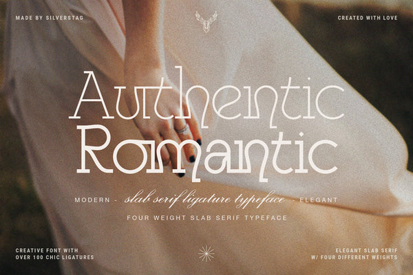 Authentic Romantic - Modern Slab Serif Typeface