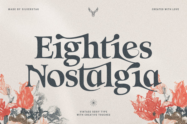Eighties Nostalgia - Ligature Serif Font