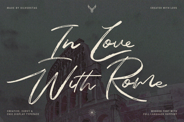 In Love With Rome Script Font