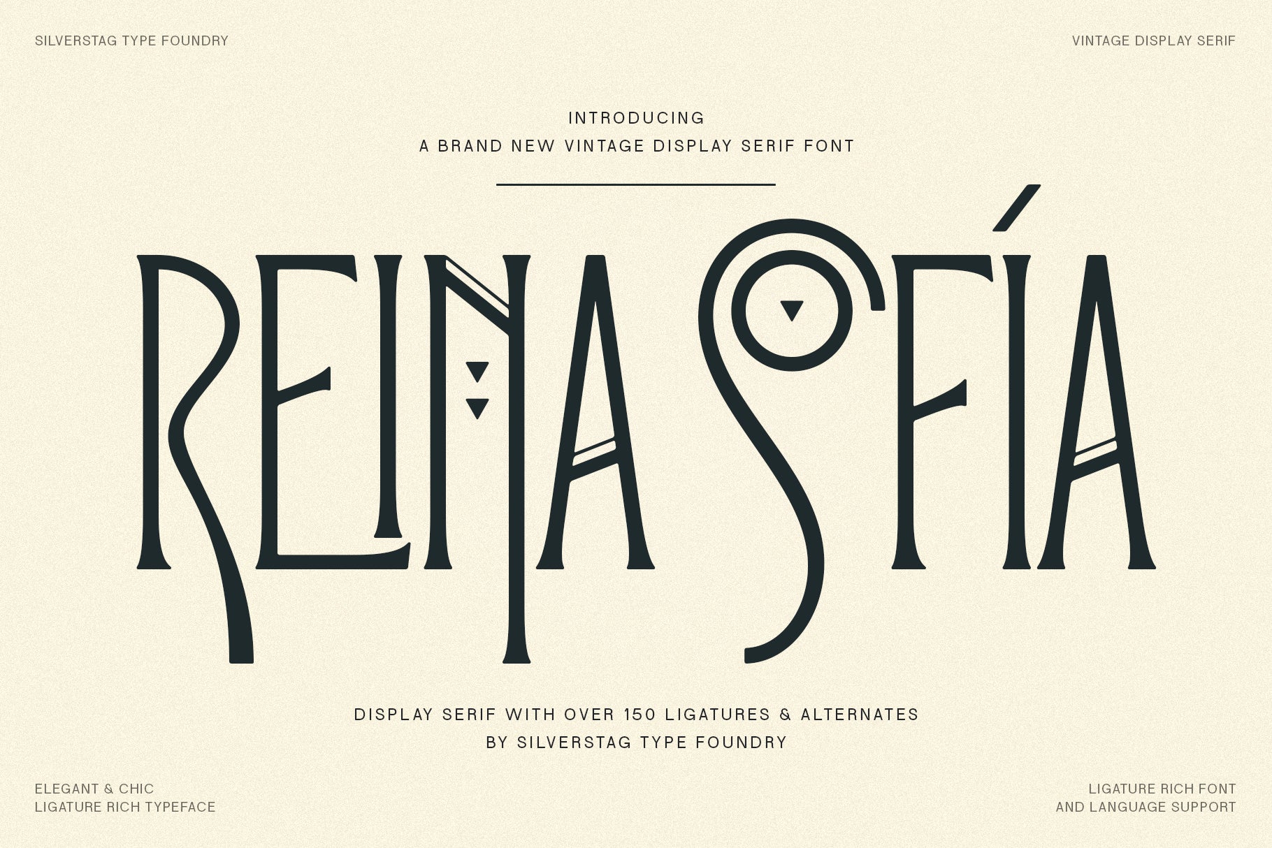 Reina Sofia - Vintage Display Serif Font