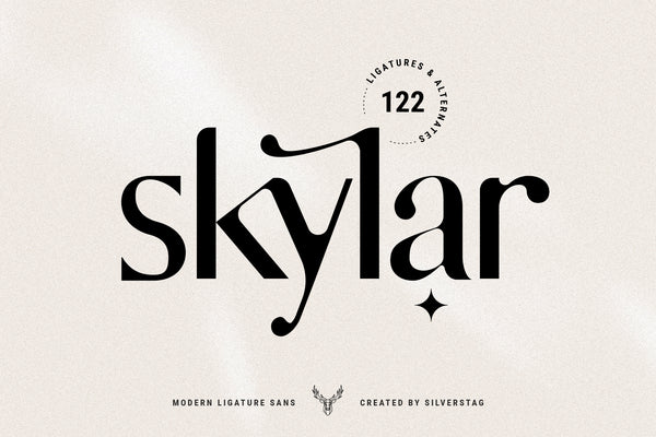 Skylar - Ligature Sans Font Family