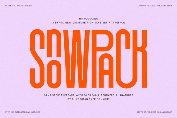 SLTF Snowpack - Ultra Condensed Typeface