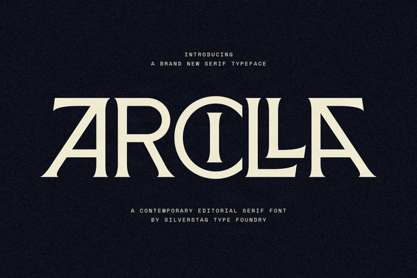 SLTF ARCILLA – A Contemporary Editorial Serif Typeface