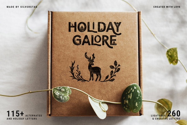 Holiday Galore - Hand-Drawn Font Duo
