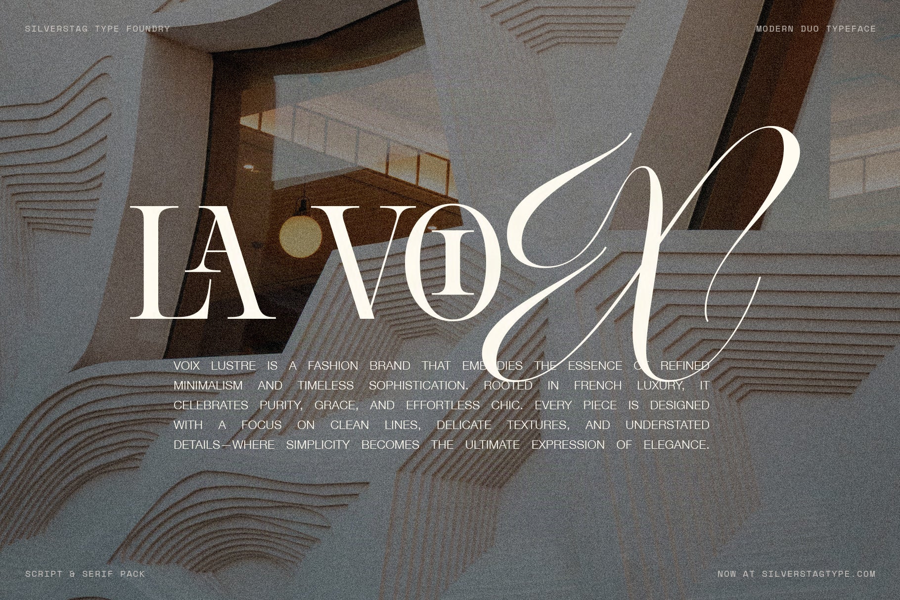 SLTF Hazel Shore - Modern Serif & Script Font Duo