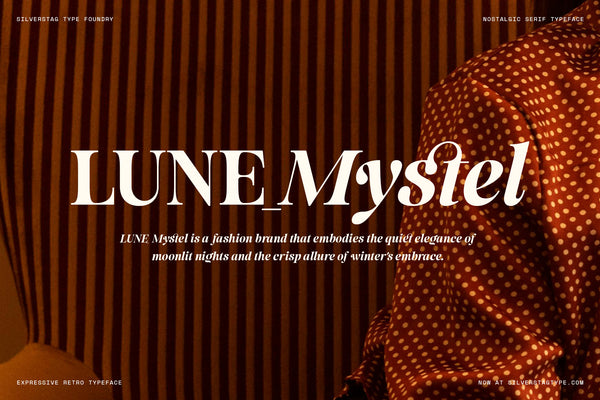 SLTF La Mystère - High Contrast Serif Font for Editorial Design