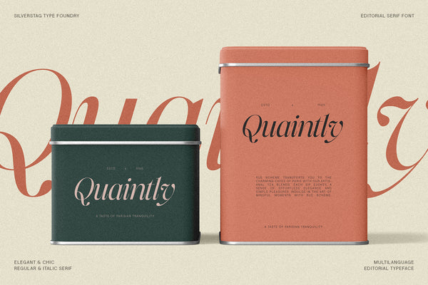 The Portray - Elegant Serif Typeface