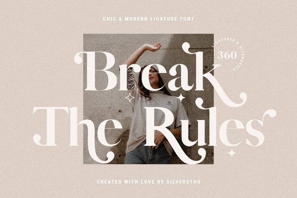 Vicky Christina - Ligature Serif Font