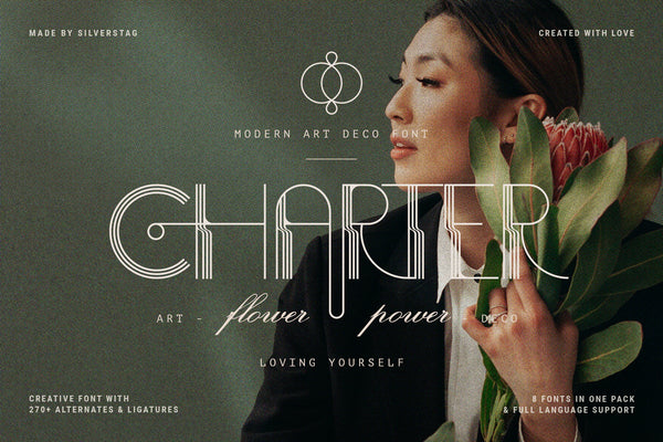 BogArt Deco - Ligature Rich Font Family