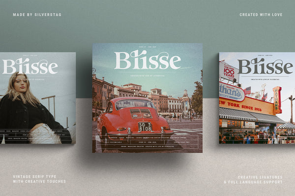 Eighties Nostalgia - Ligature Serif Font
