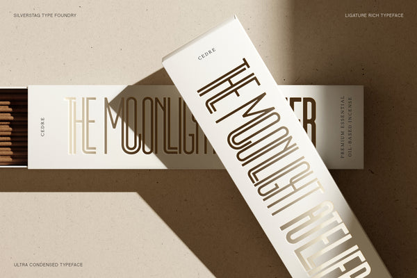 First Contact - Ultra Condensed Typeface (16 Fonts)