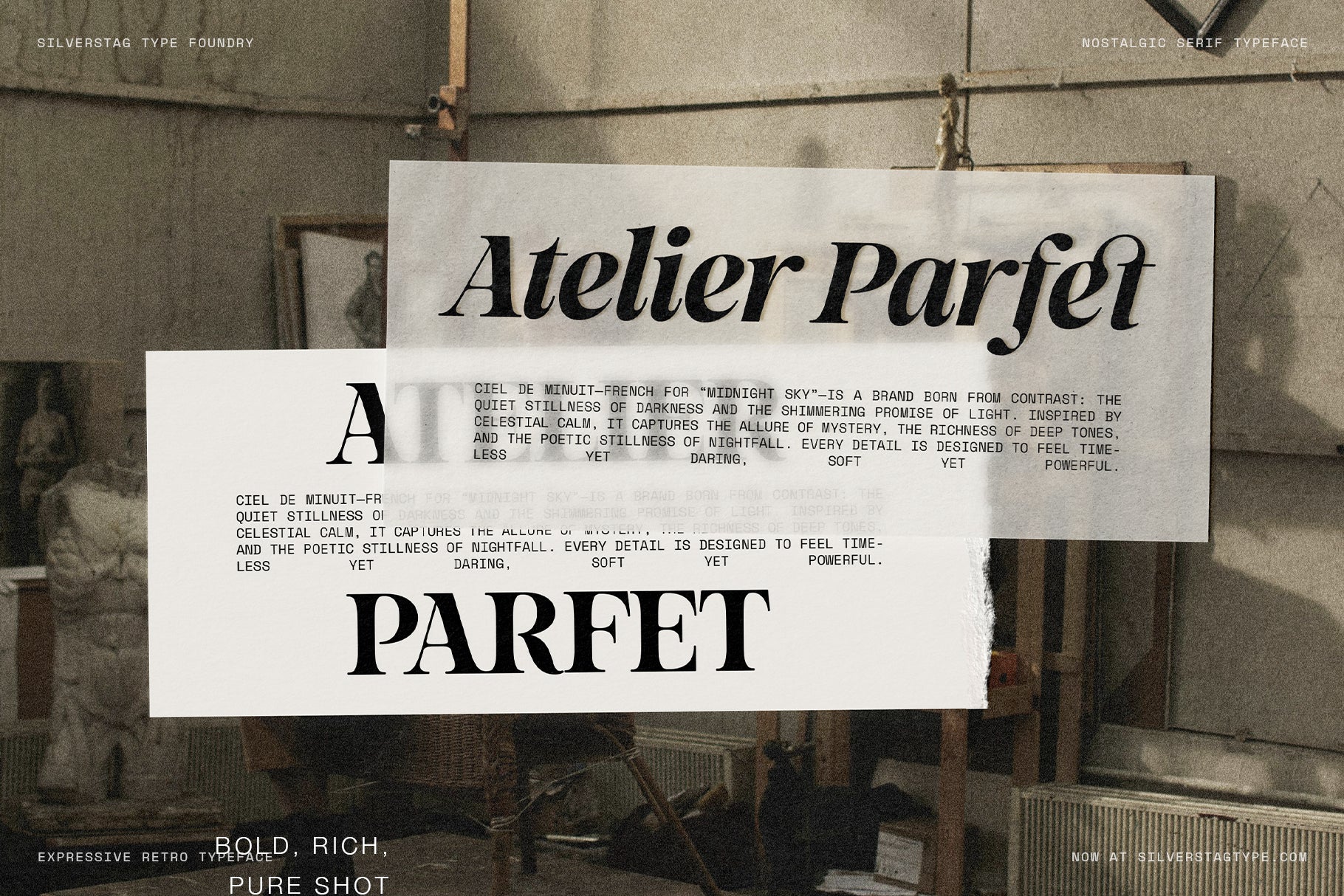 SLTF La Mystère - High Contrast Serif Font for Editorial Design