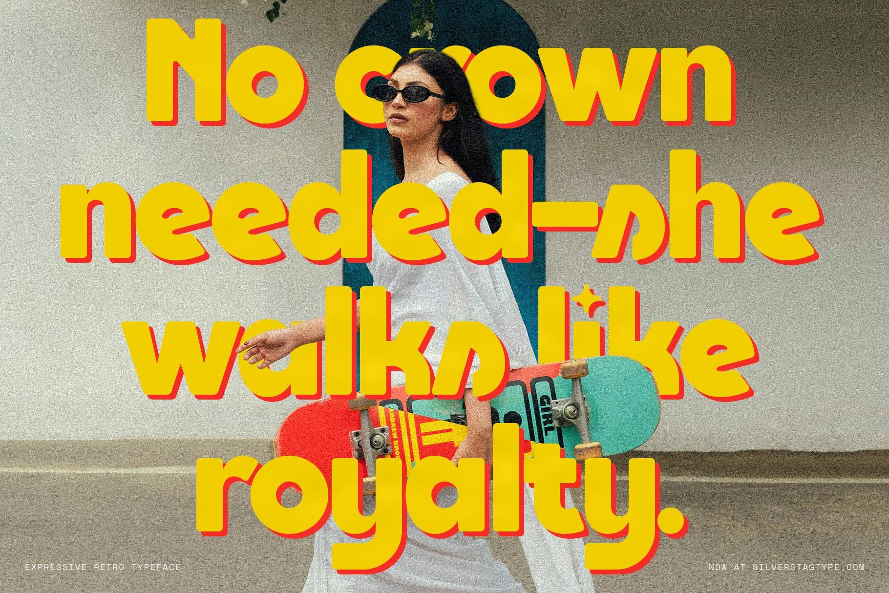 SLTF Saffielle - Bold & Expressive Retro Sans Serif Font