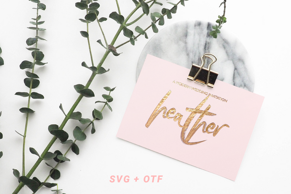 SkyLove – Hand-Painted SVG Watercolor Script Font