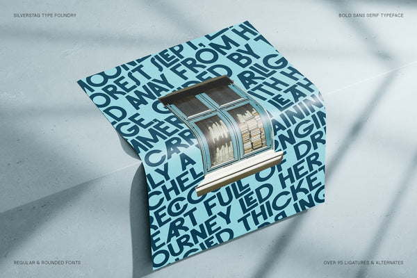 FlyBridge - Bold Ligature Rich Sans Serif Typeface