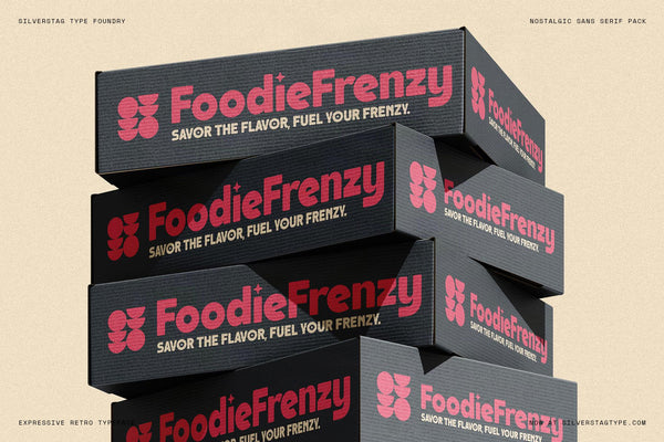 SLTF Saffielle - Bold & Expressive Retro Sans Serif Font