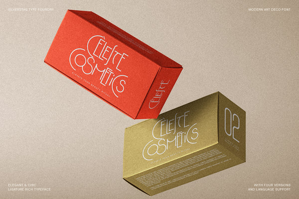 Costa de Malaga - Modern Art Deco Typeface