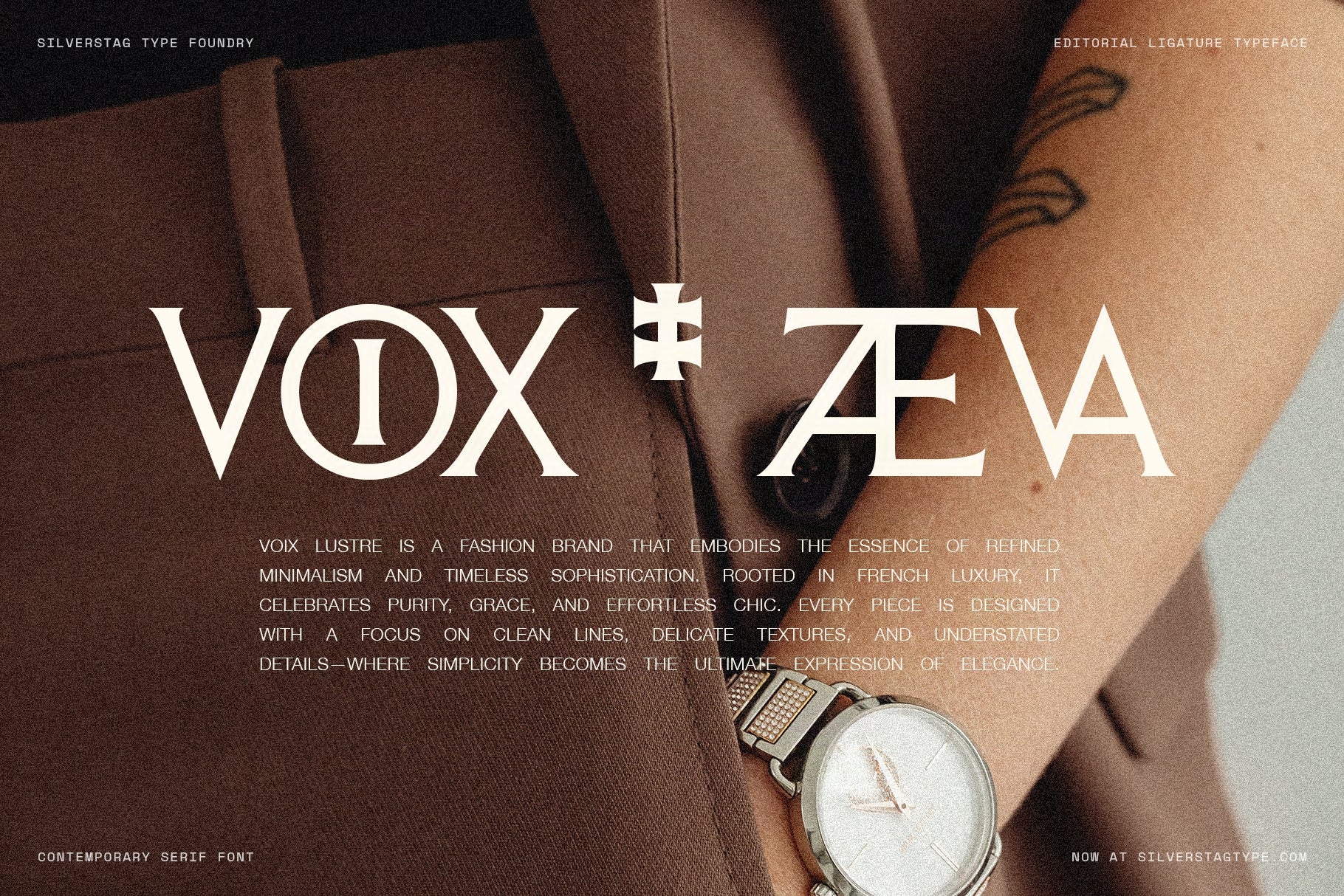 SLTF ARCILLA – A Contemporary Editorial Serif Typeface