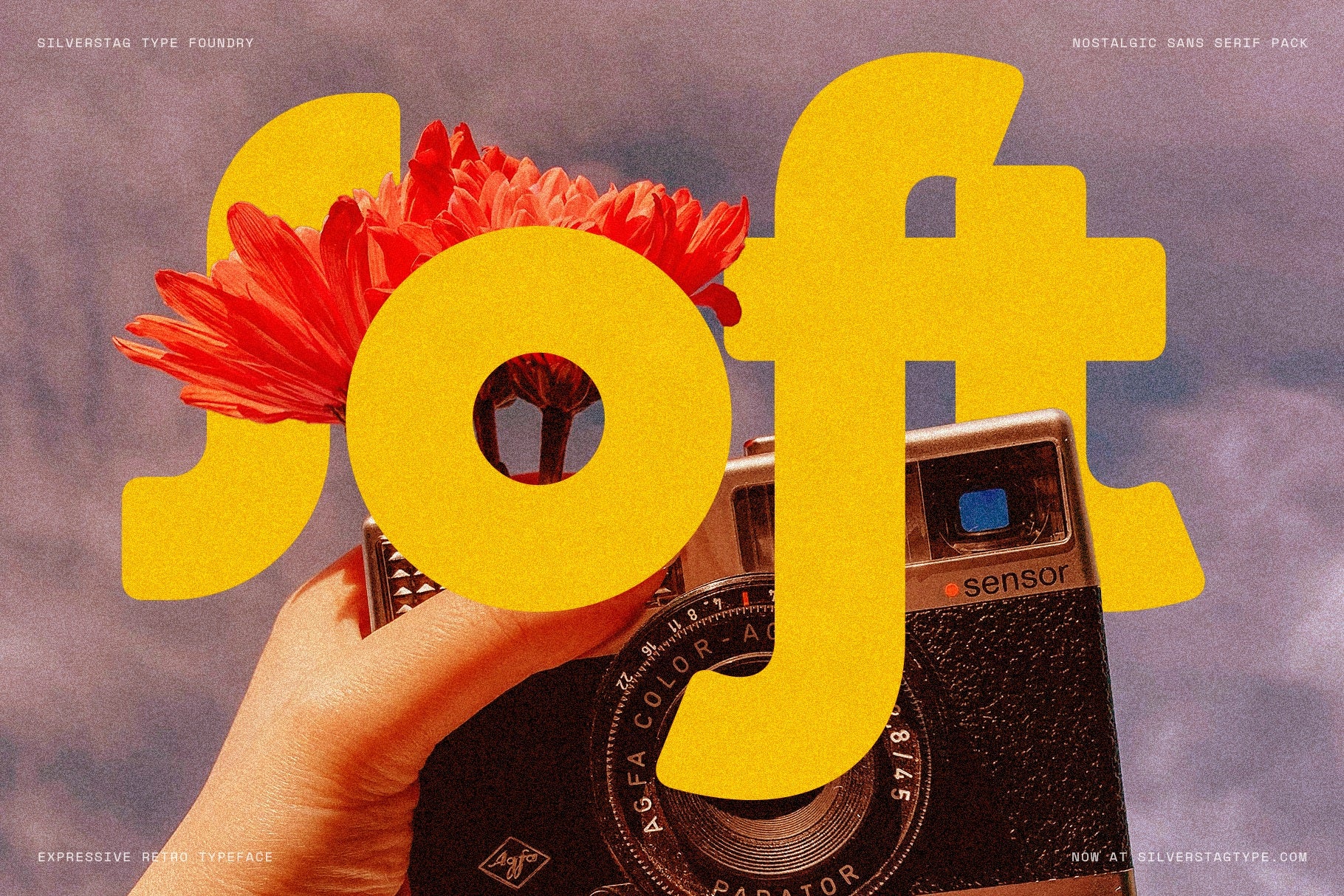 SLTF Saffielle - Bold & Expressive Retro Sans Serif Font