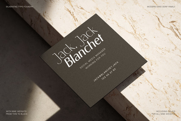 Elio & Oliver - An 18-Font Sans Serif Typeface