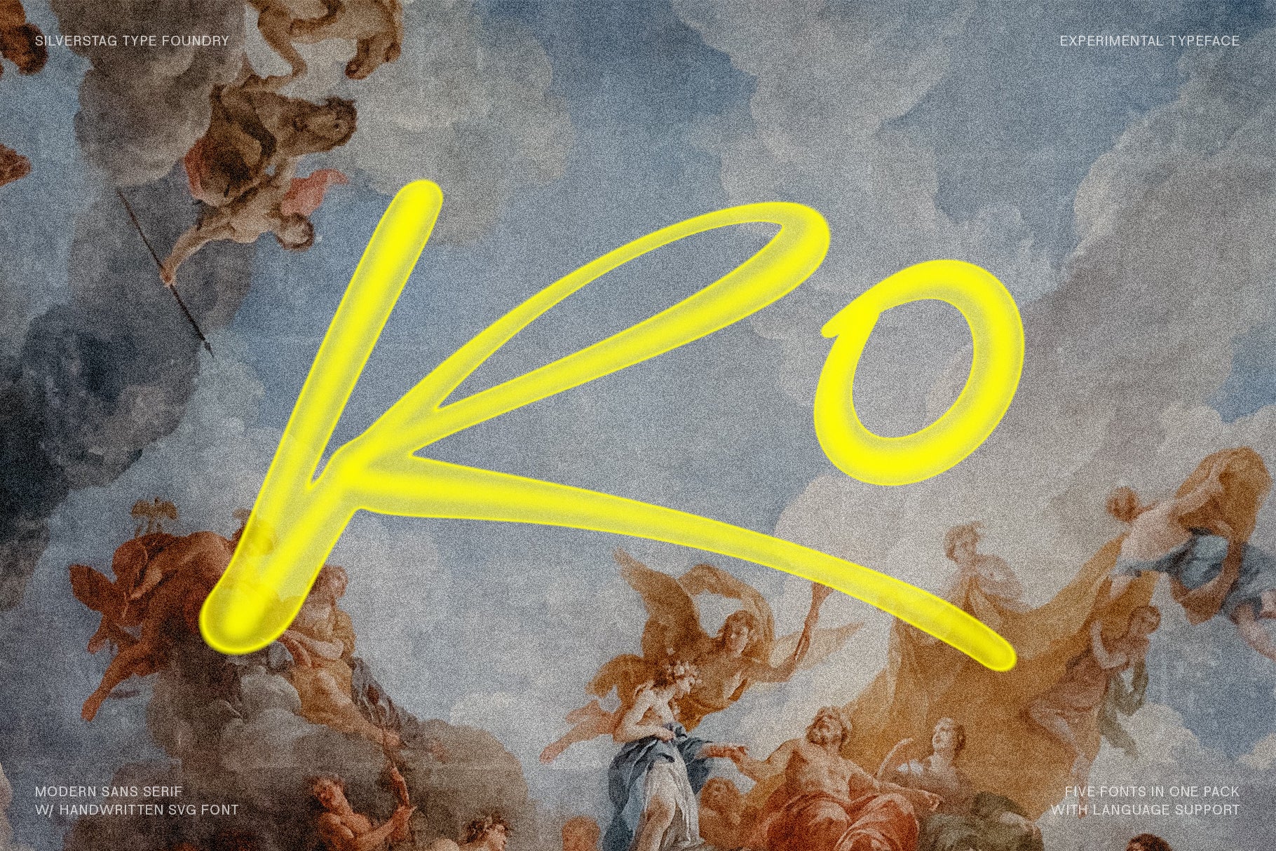 Royal Summer - Experimental Display Typeface