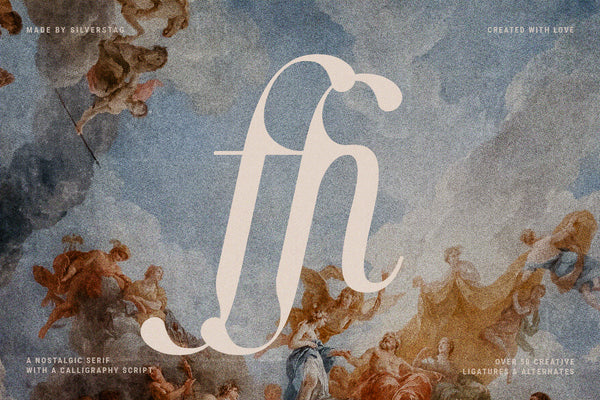 Silver Garden - Nostalgic Font Duo