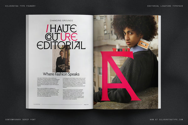 SLTF ARCILLA – A Contemporary Editorial Serif Typeface