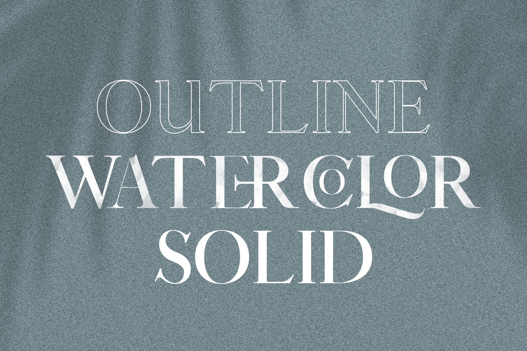 Coral Lovers SVG Watercolor Font Duo