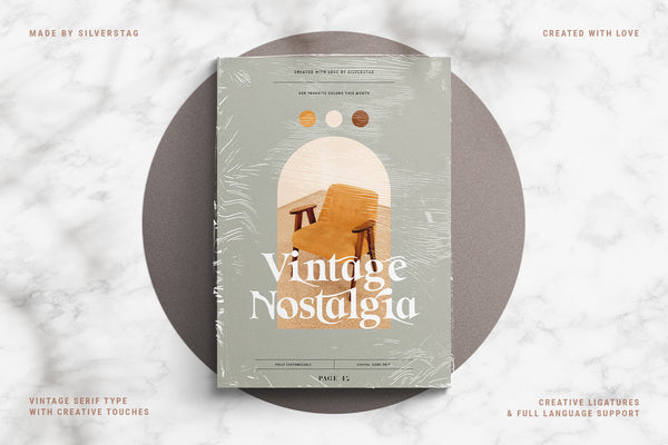 Eighties Nostalgia - Ligature Serif Font