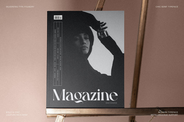 Gallica - A Powerful Ligature Serif Font