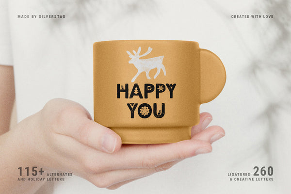 Holiday Galore - Hand-Drawn Font Duo