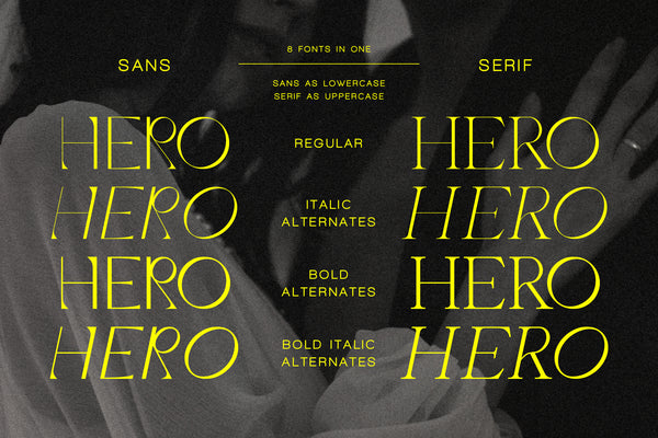 Quarx - Sans & Serif Modern Font Duo