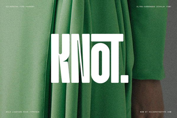 SLTF Knolt – Ultra-Condensed Ligature Display Font