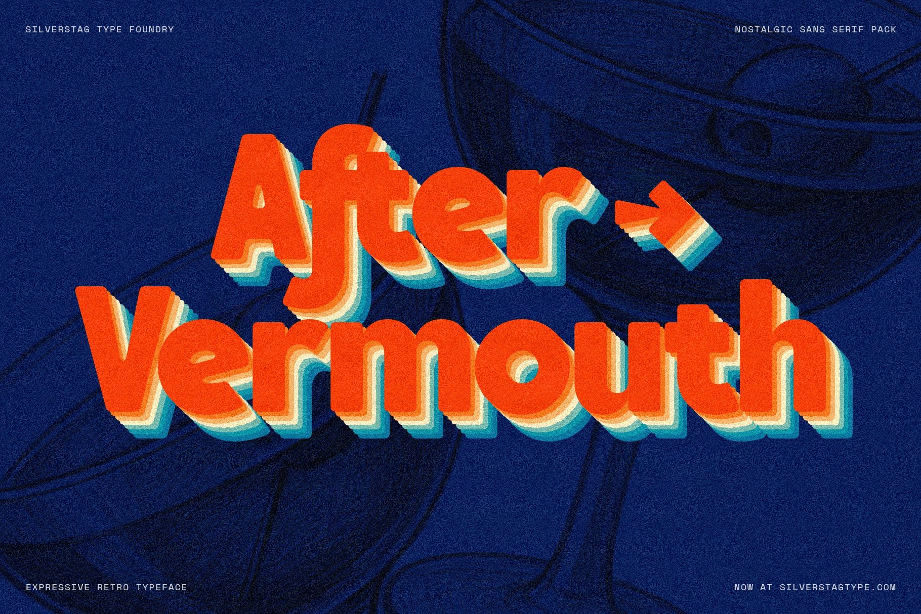 SLTF Saffielle - Bold & Expressive Retro Sans Serif Font